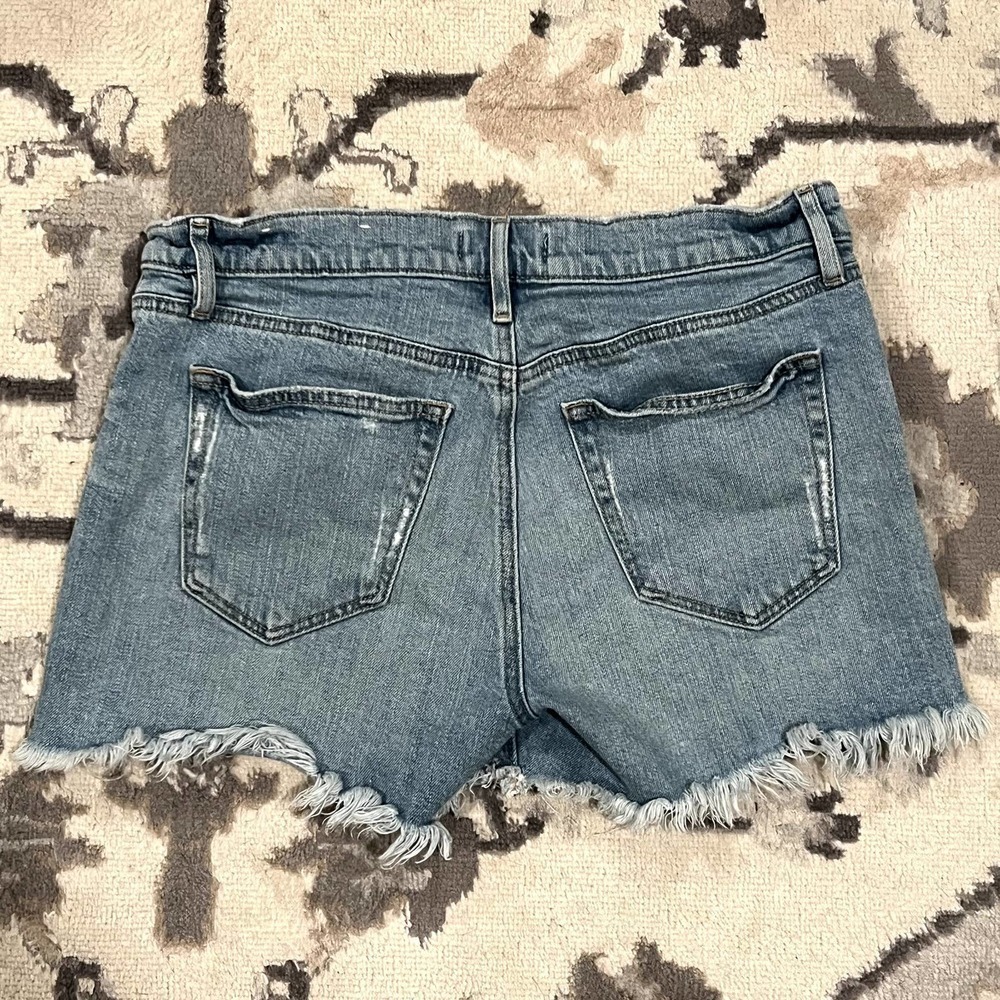 LOFT Fresh Cut High Rise Cut Off Shorts - Picture 2 of 5